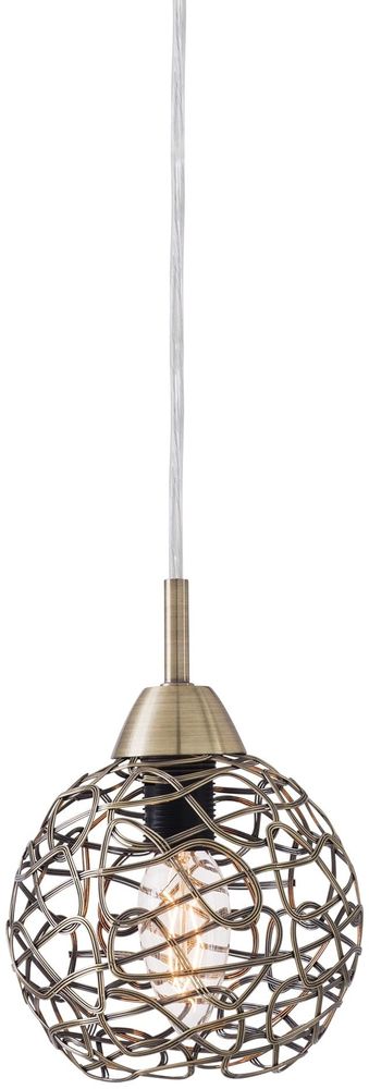 Excel vinduslampe - Antikk messing