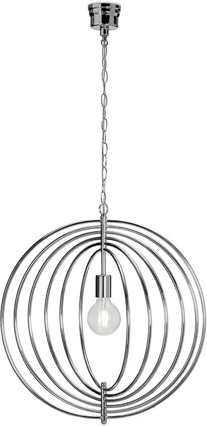 Saturnus taklampe - Krom