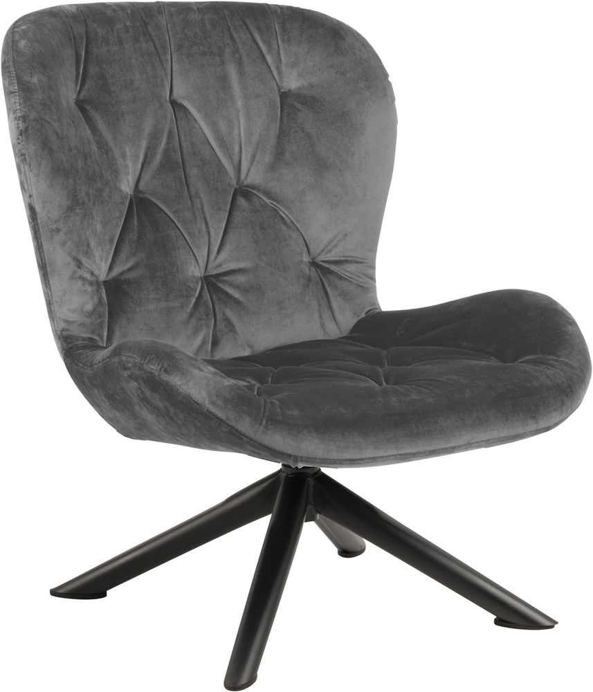 Batilda lenestol - M�rkegr�/svart