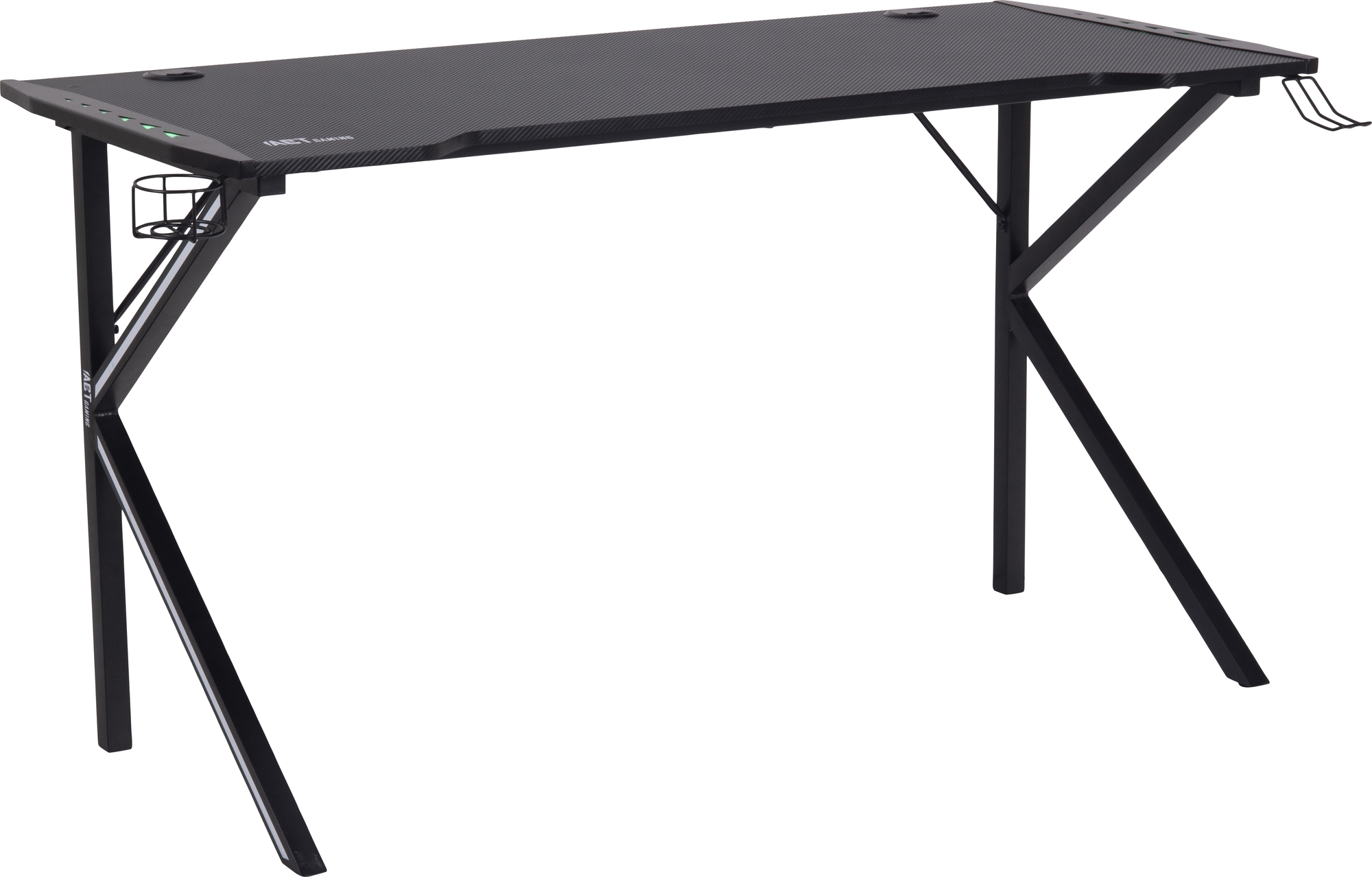 Ninja Desktop | databord - grå (140 cm) Ninja Desktop | databord - grå (140 cm)