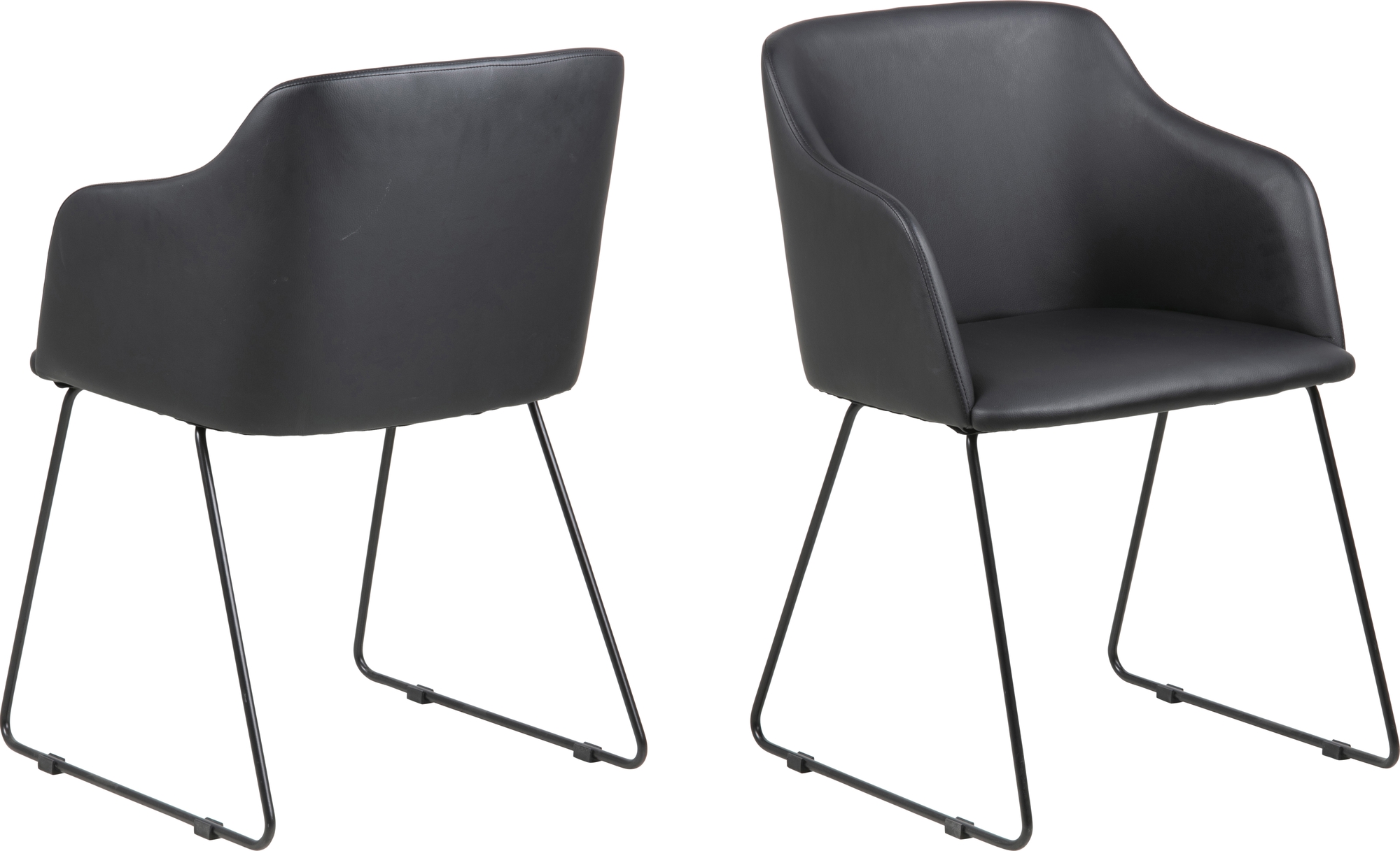 Casablanca lenestol - Sort PU