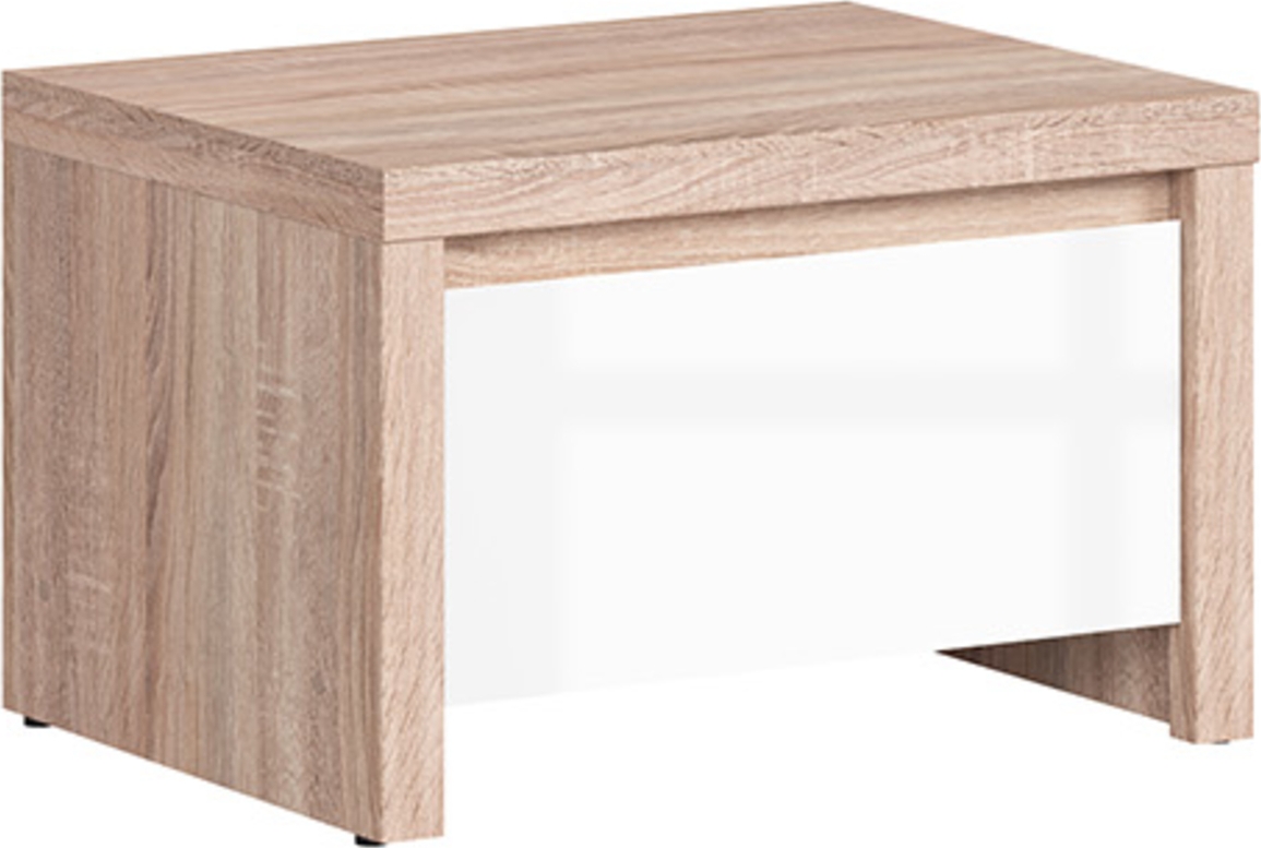 Kaspian nattbord - Eik/hvit Kaspian nattbord - Eik/hvit