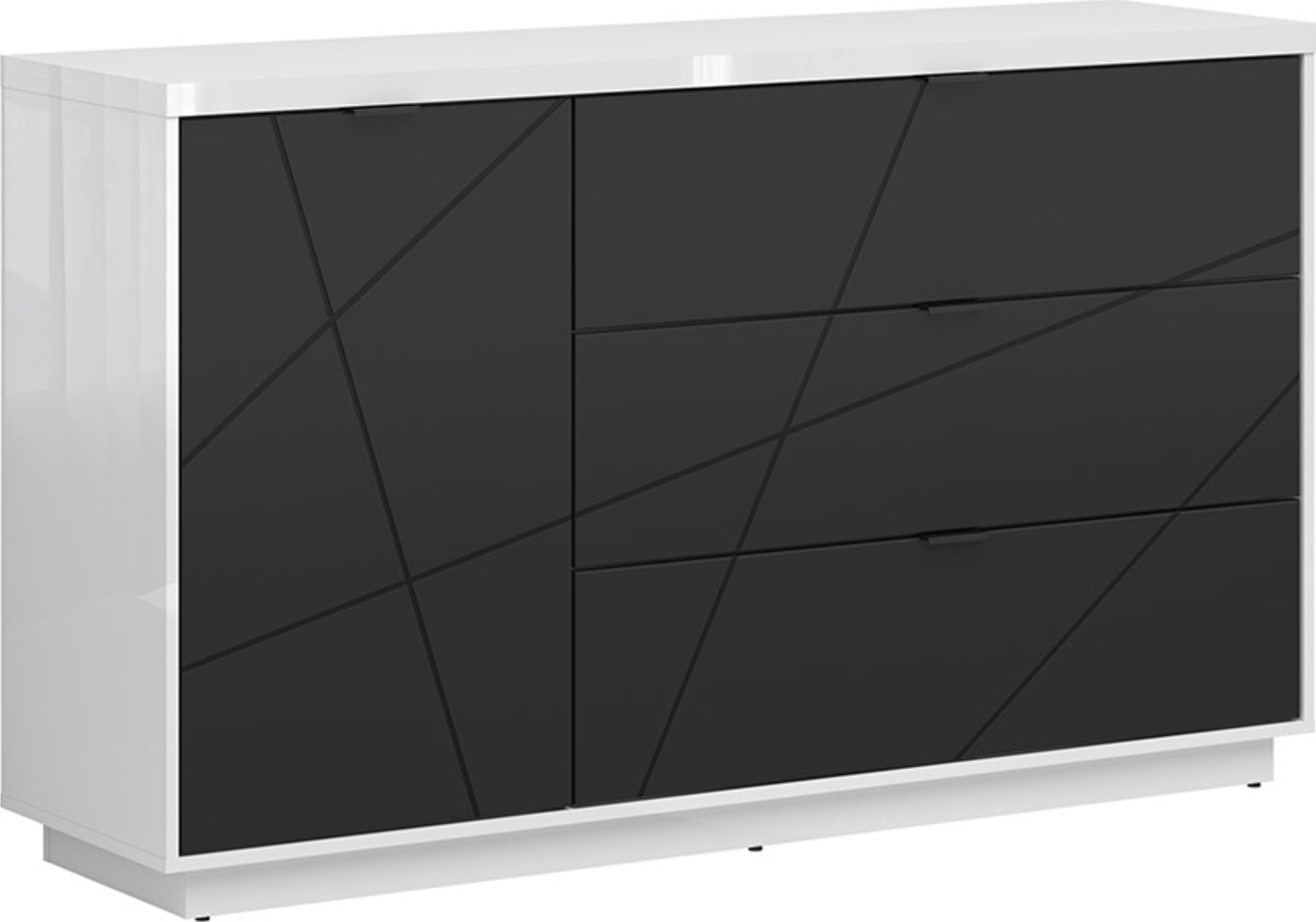 Ancient skjenk - Hvit/svart Ancient skjenk - Hvit/svart