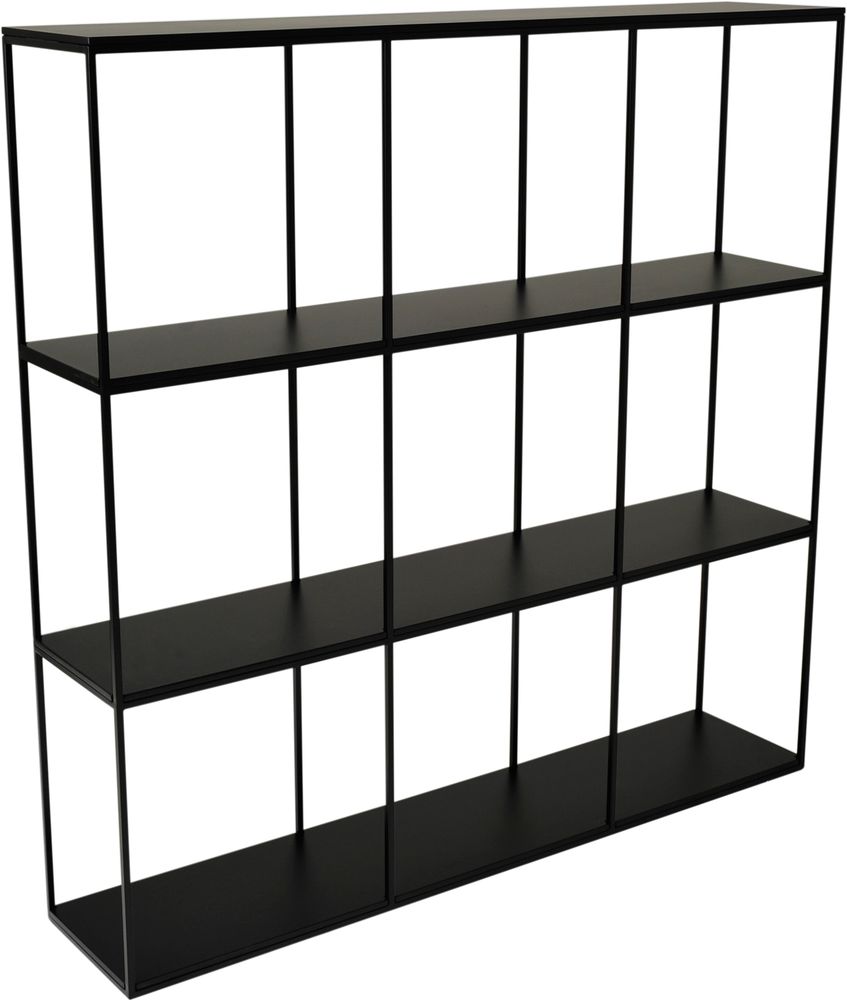 Saladin vegghylle 3x3 - Svart