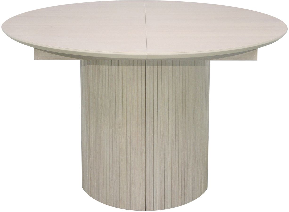 Scarlett spisebord ?120 cm - Hvitpigmentert eik