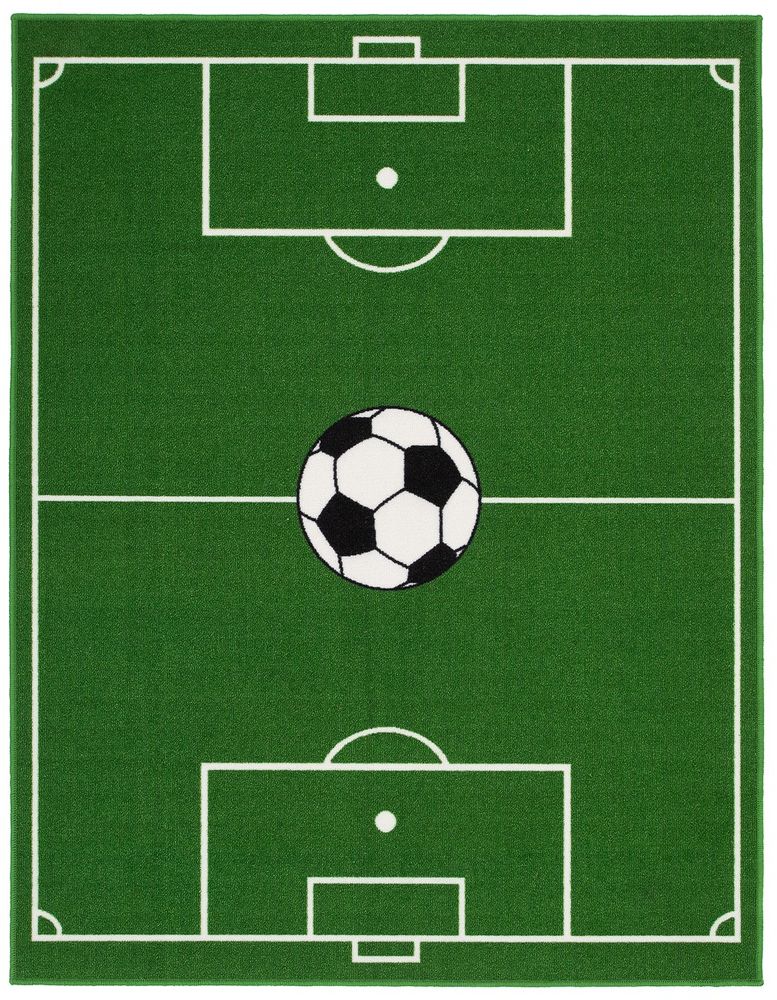 Fotballteppe - Grønn - 133x170 cm Fotballteppe - Grønn - 133x170 cm