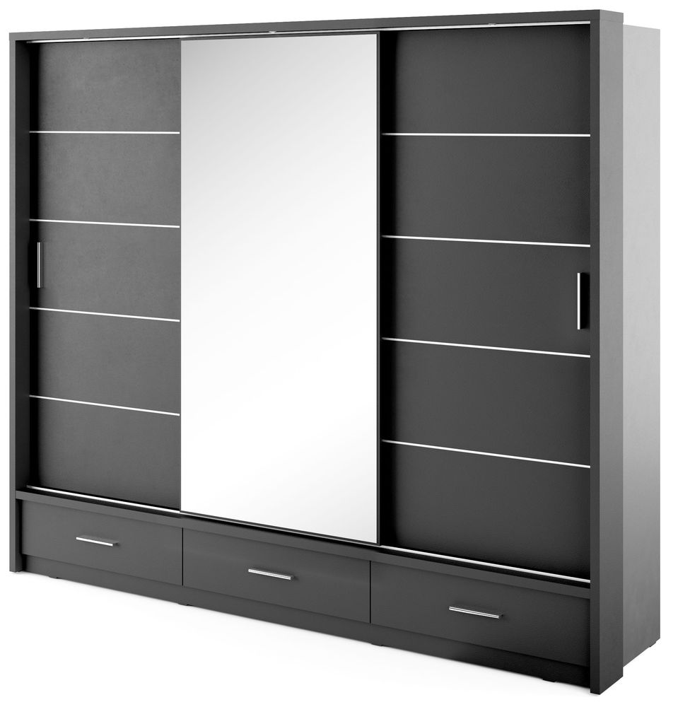 Mervyn garderobe - Svart