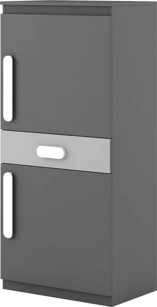 Pauline skap - Graphite/gr�