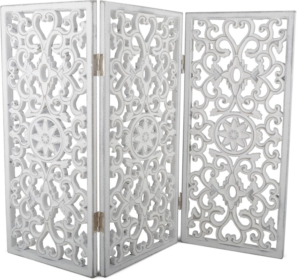 Vindusbeskyttelse skjermvegg - Hvit