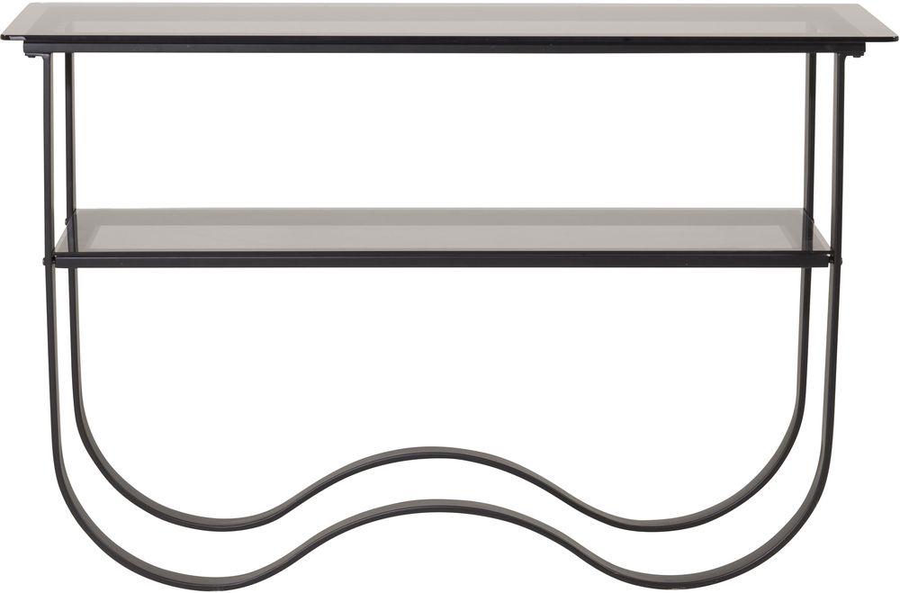 Algustorp konsollbord - Svart/glass Algustorp konsollbord - Svart/glass