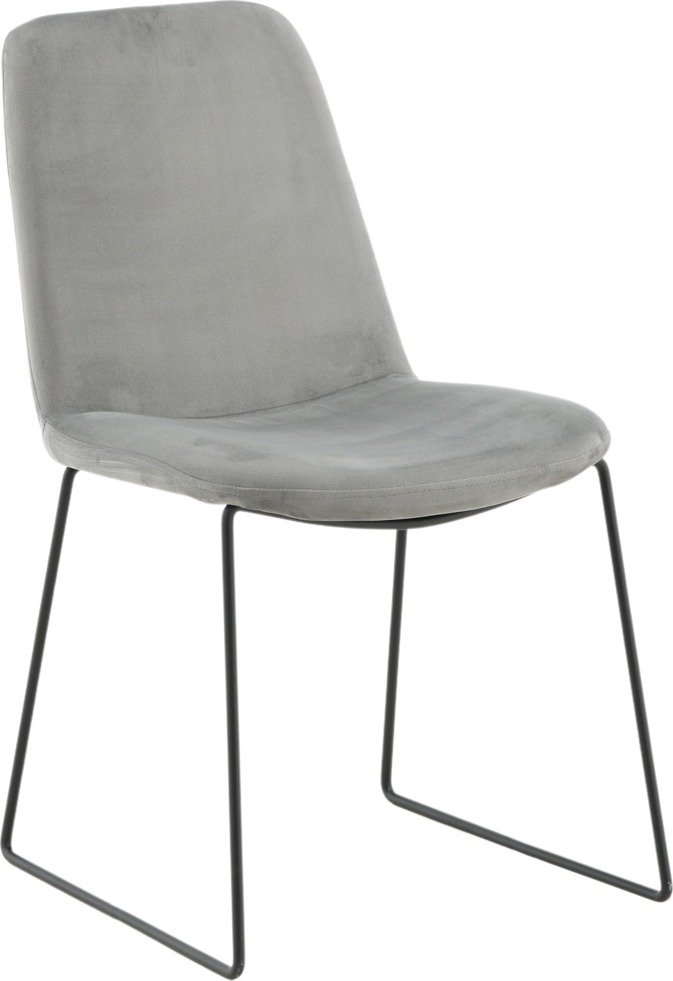 Minnie spisestol - Grå fløyel Minnie spisestol - Grå fløyel