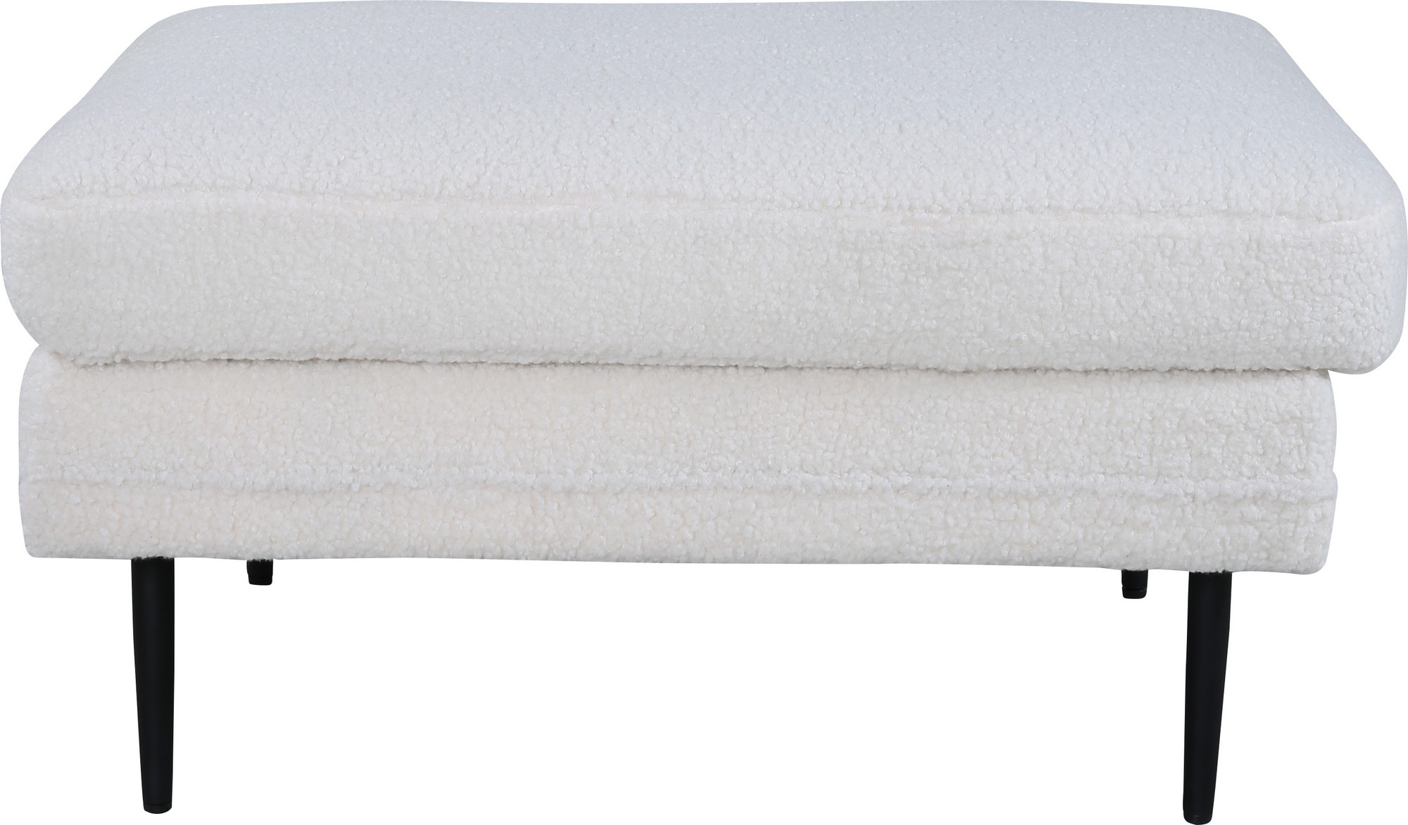 Savanna sittepuff - Hvit teddy Savanna sittepuff - Hvit teddy