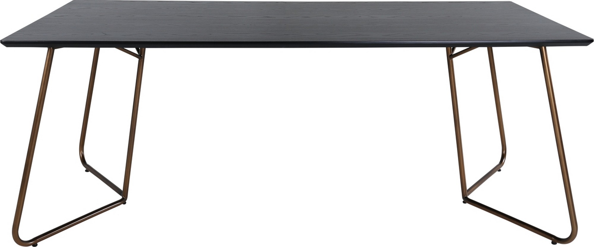 Kardinal spisebord, 190 cm - Svart/kobber Kardinal spisebord, 190 cm - Svart/kobber
