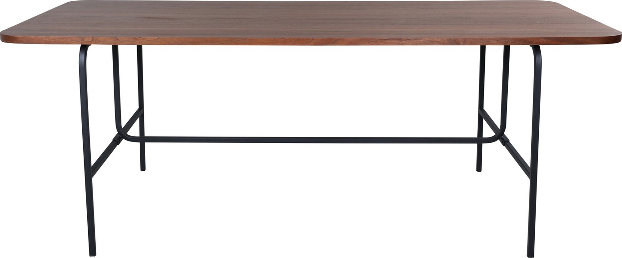 Kotte spisebord, 200 cm - Svart/valnøtt Kotte spisebord, 200 cm - Svart/valnøtt