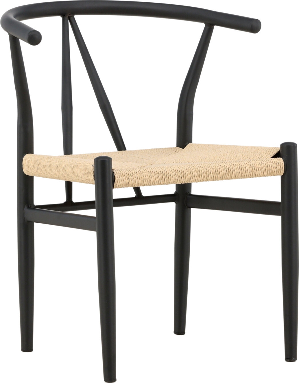 Alfons spisestol - Beige/svart