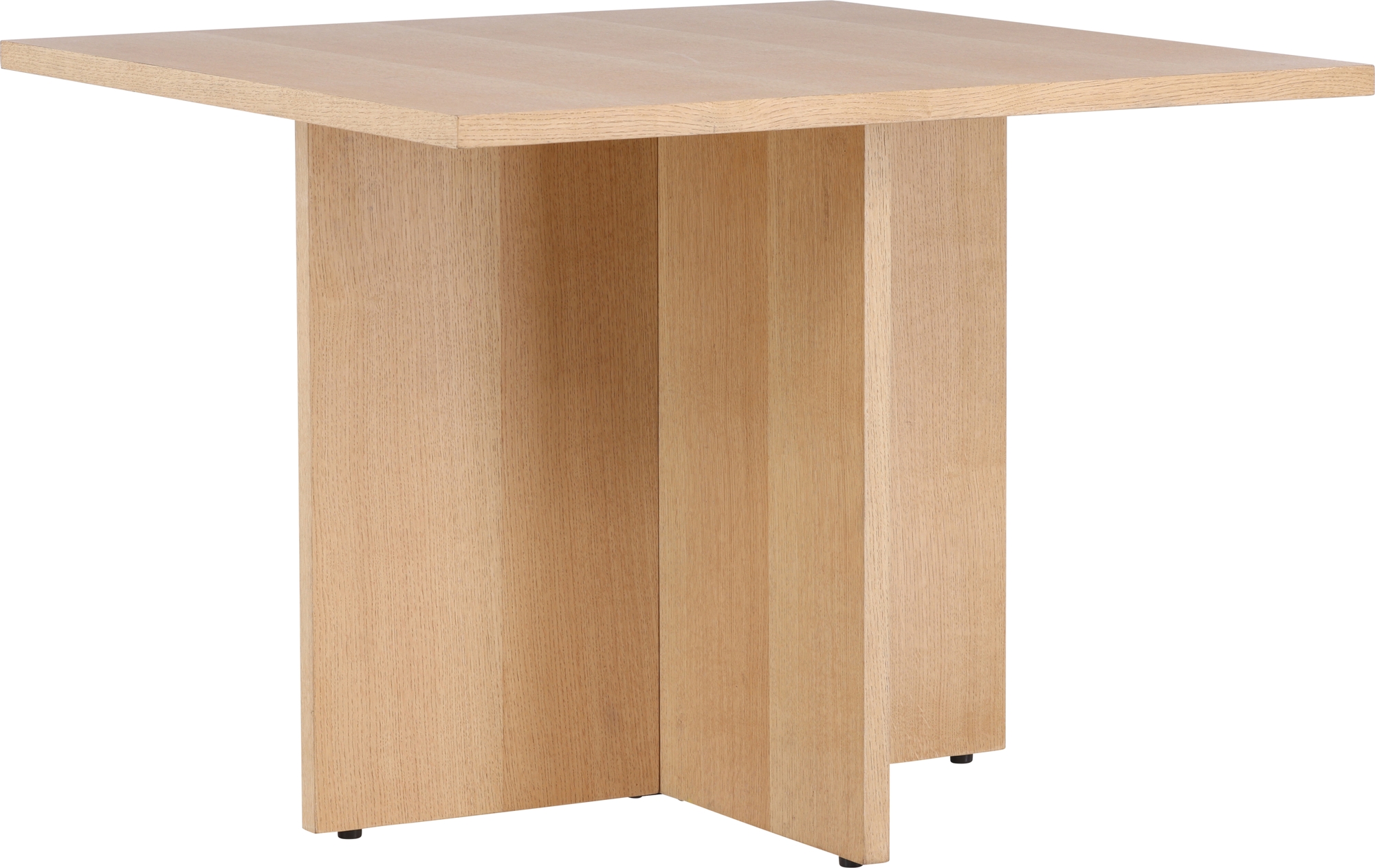 Leo spisebord 100 x 100 cm - Natur Leo spisebord 100 x 100 cm - Natur