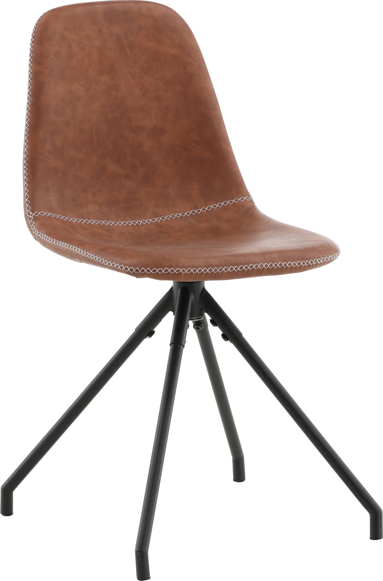 Bridge svingbar spisestol - Brun PU