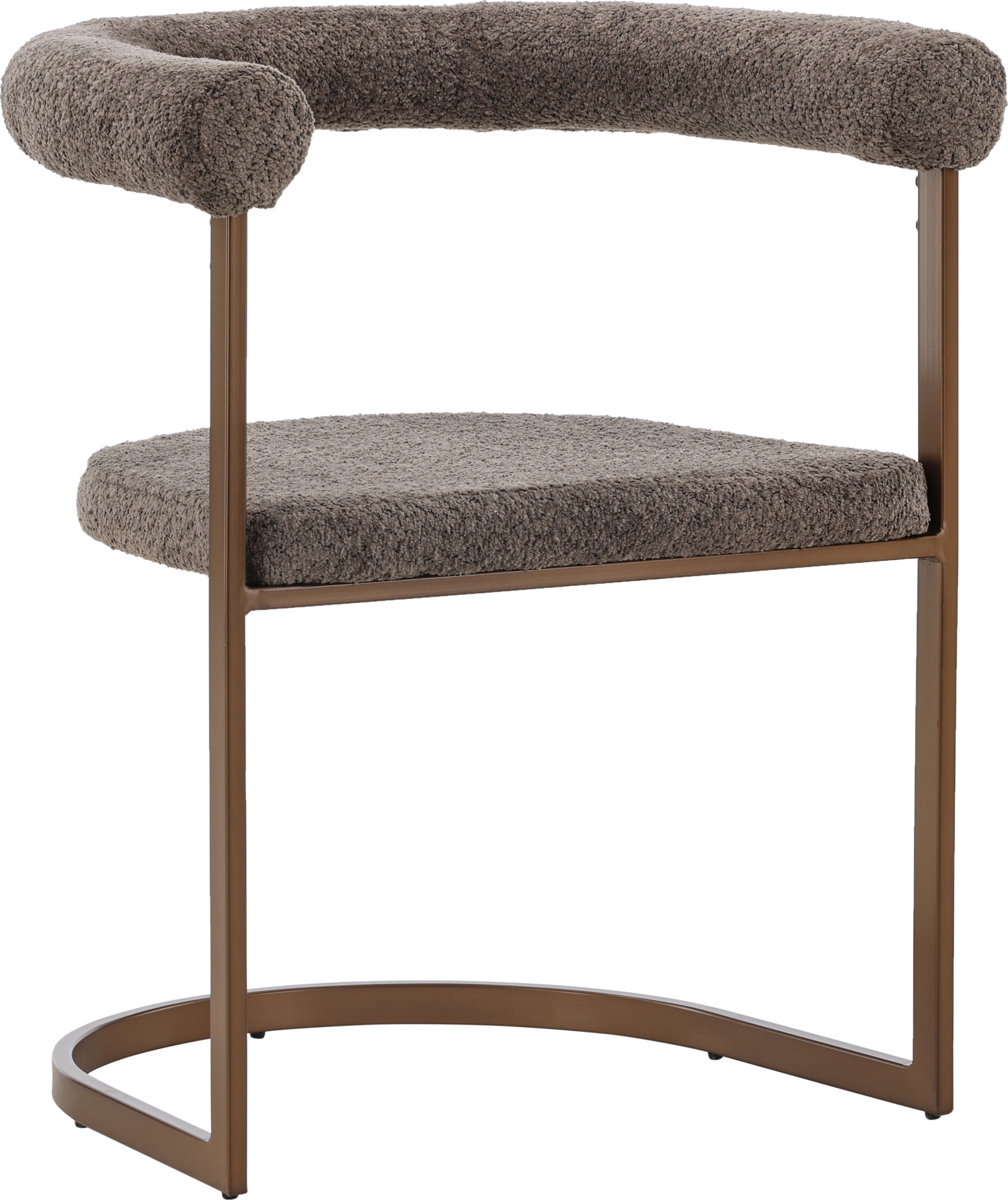 Morgen spisestuestol - Brun boucle Morgen spisestuestol - Brun boucle