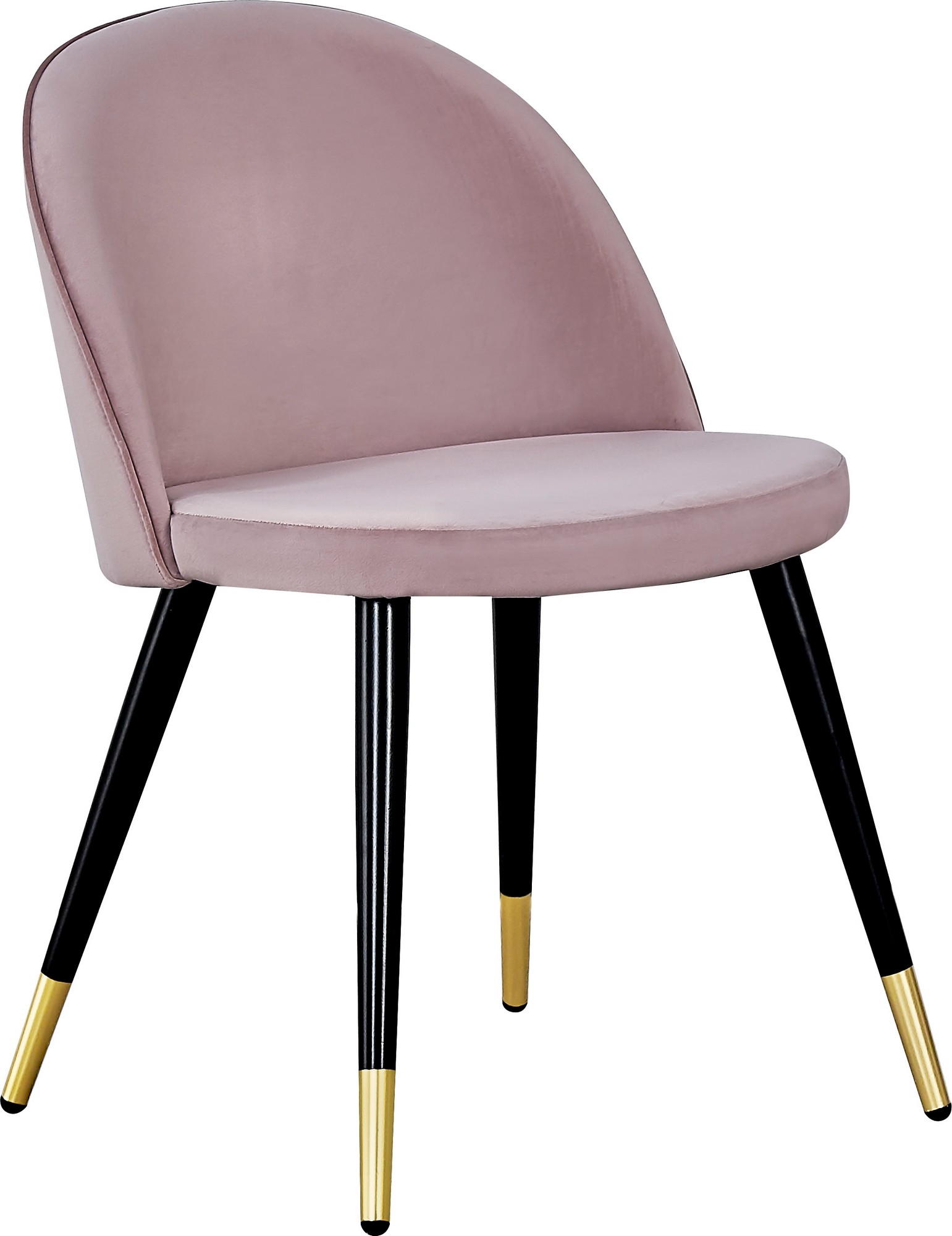 Alice spisestol - Rosa/svart/messing