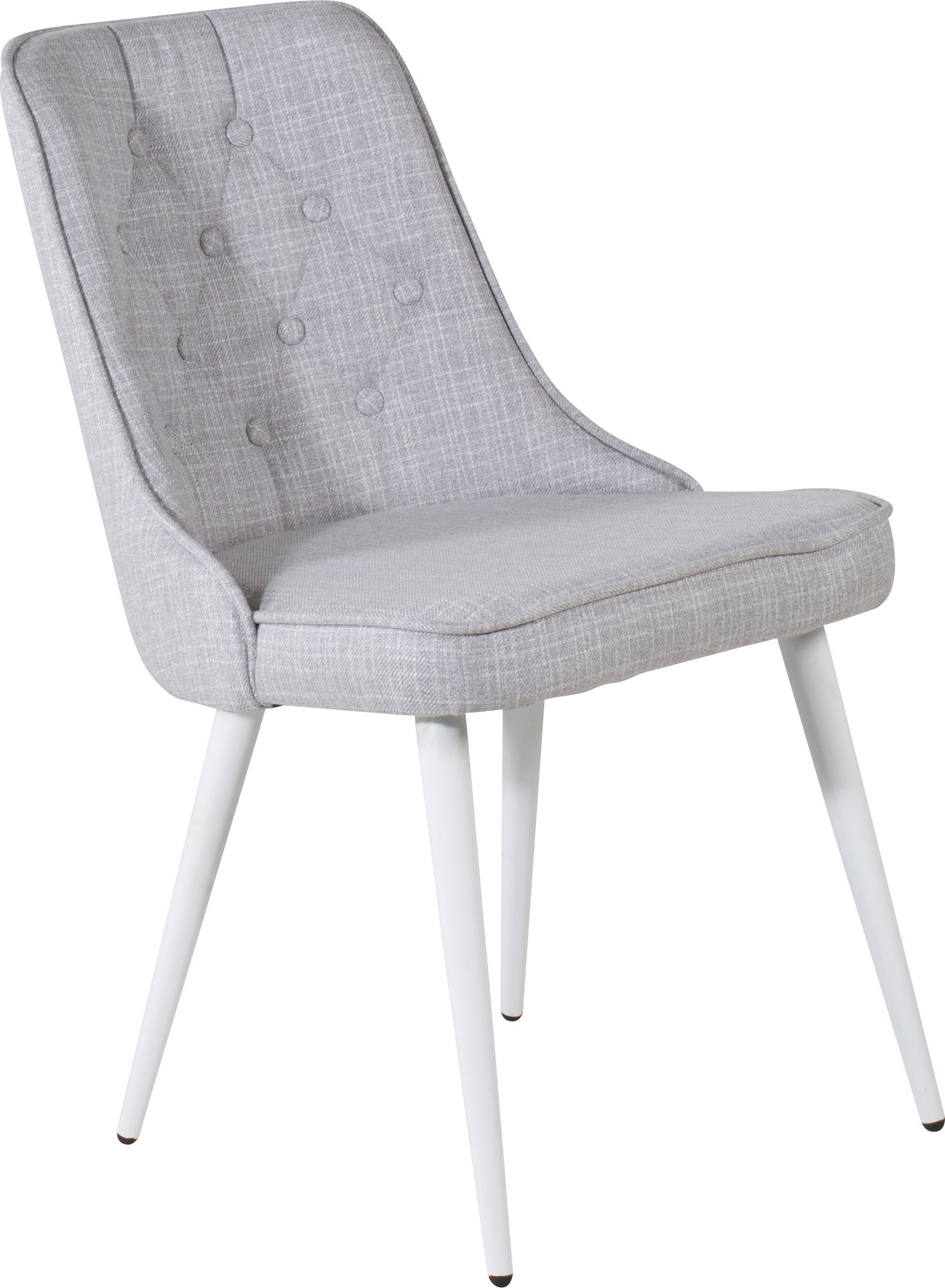 Alice Deluxe spisestol - Lysegr/hvit