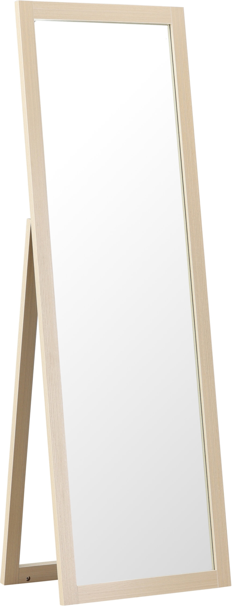 Sebring speil - Whitewash + Rengjring av glass og krystall