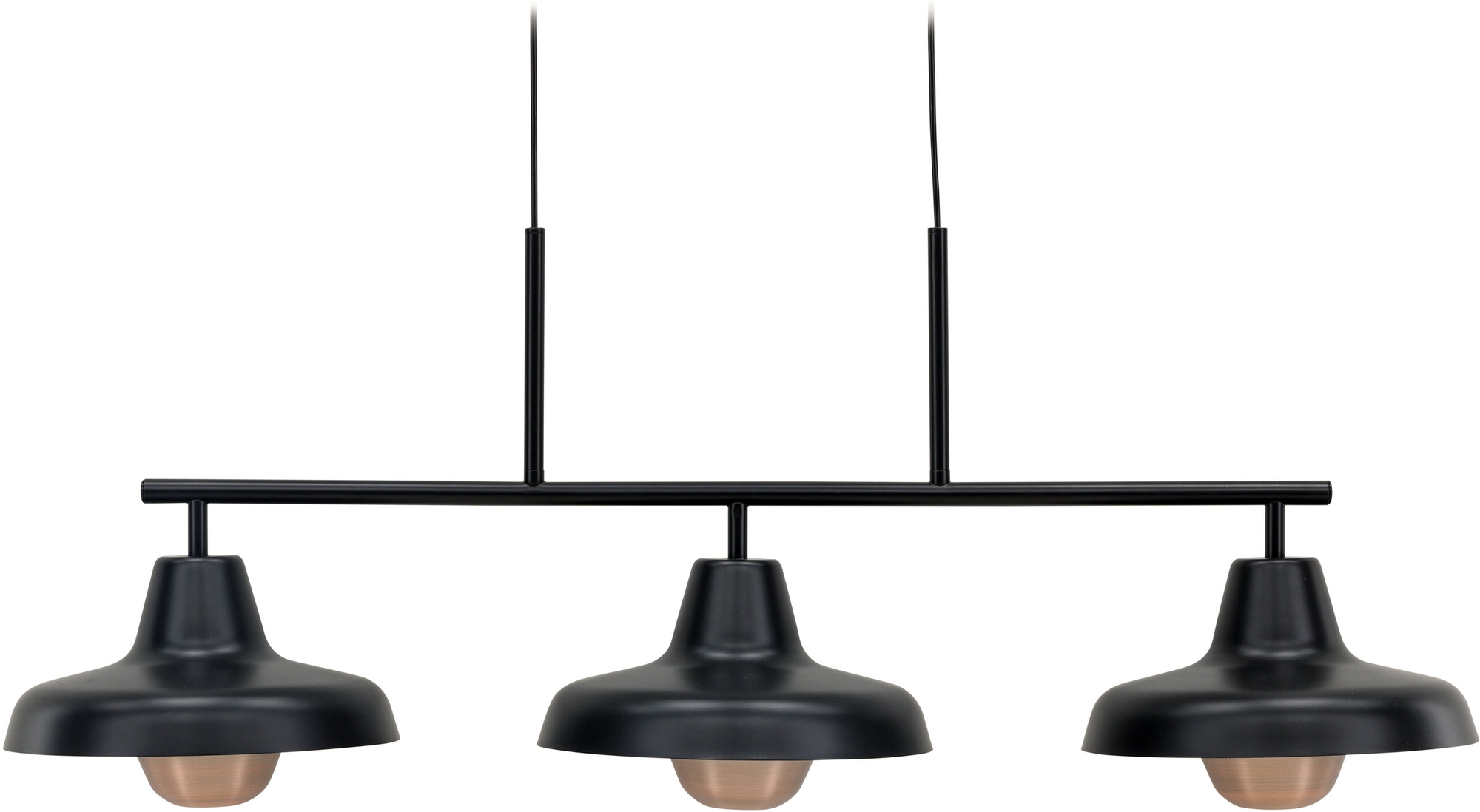 Stöten taklampe - Sort/Kobber Stöten taklampe - Sort/Kobber