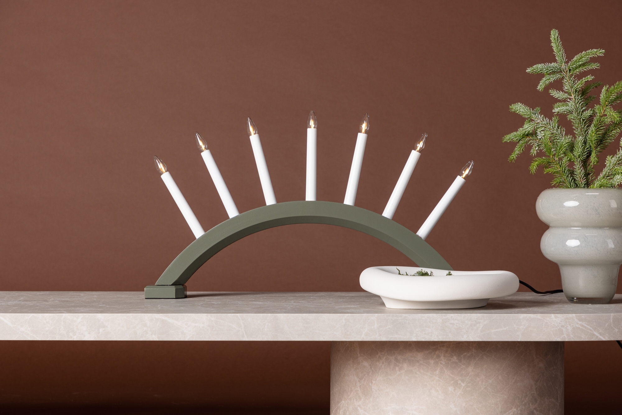 Kebnekaise adventsstjerne - Grønn/Hvit Kebnekaise adventsstjerne - Grønn/Hvit