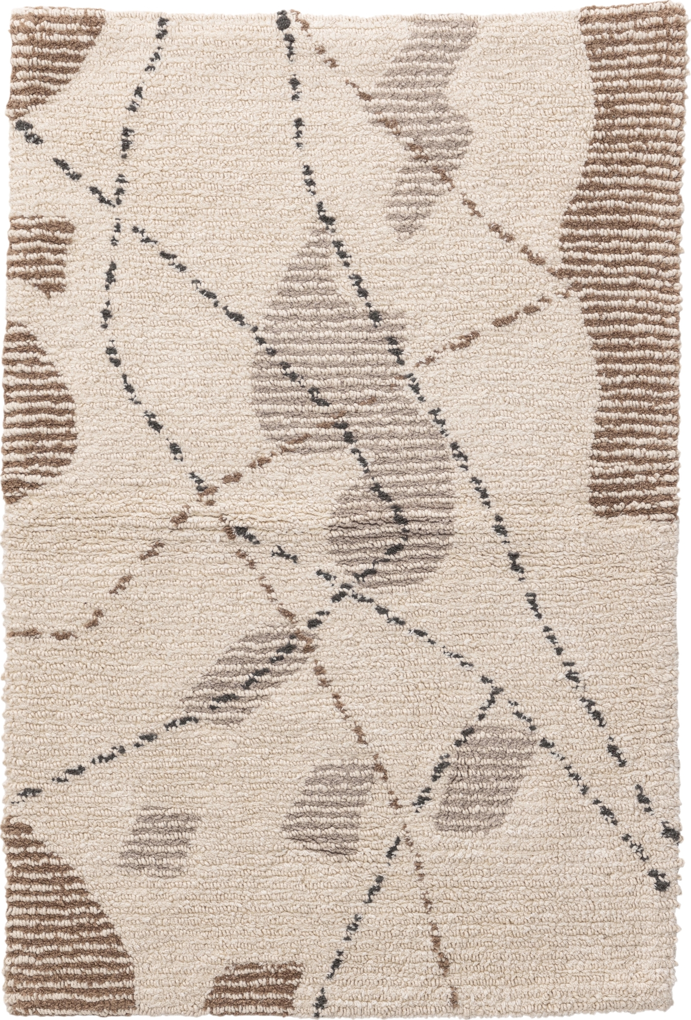 Paul teppe 60x90 cm - Brun/grå Paul teppe 60x90 cm - Brun/grå