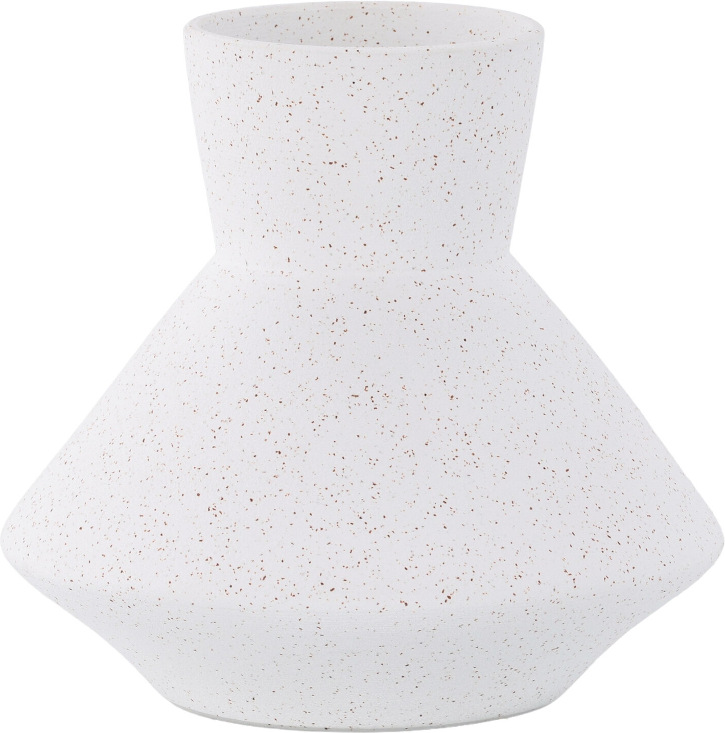 Rellis vase 22 x 20 cm - Sort/Hvit Rellis vase 22 x 20 cm - Sort/Hvit