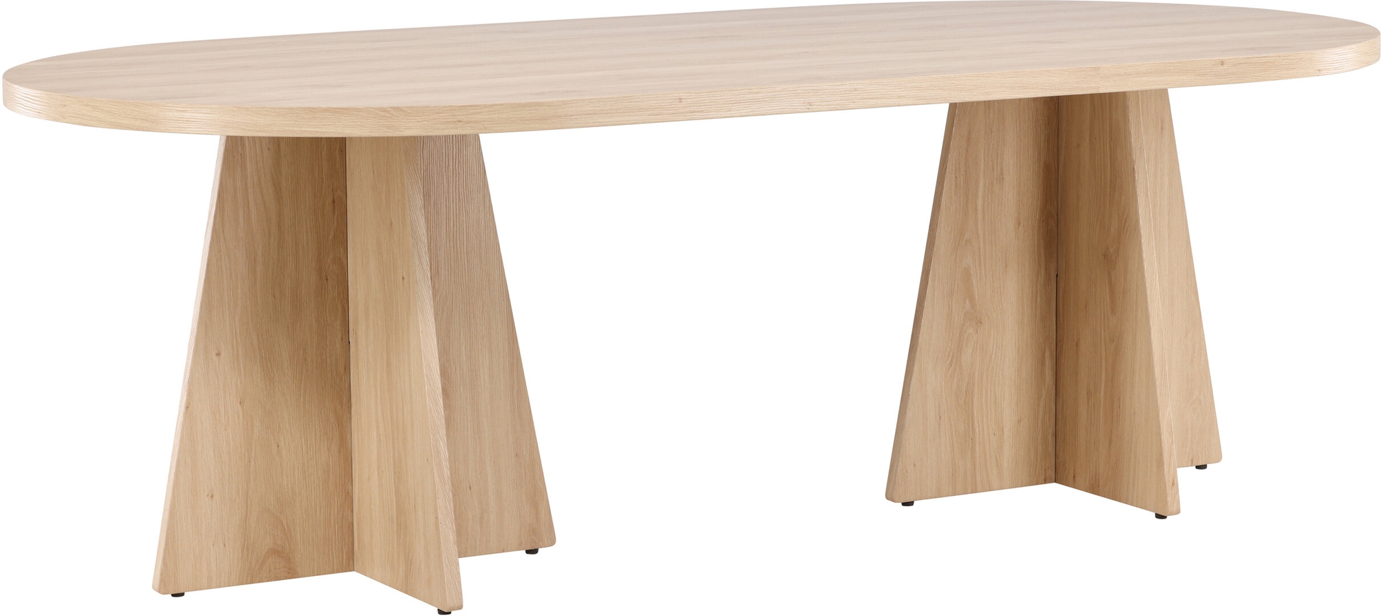 Bootcut spisebord 230 x 115 cm - Whitewash Bootcut spisebord 230 x 115 cm - Whitewash