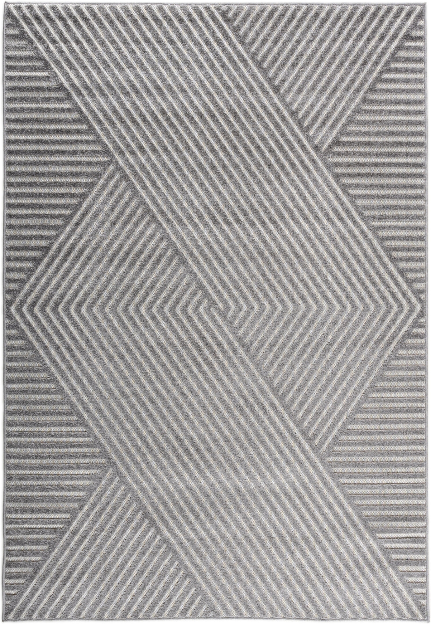 Aron teppe 200x290 cm - Grå