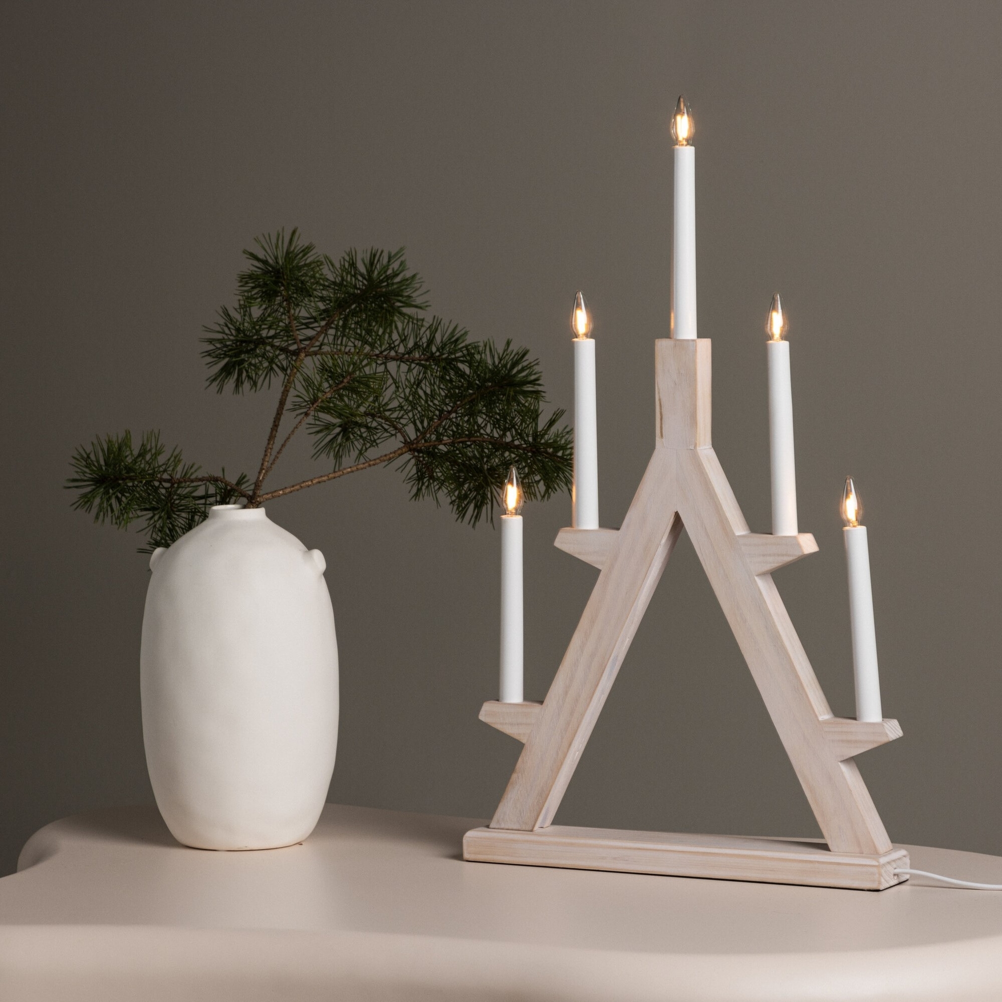 Val Thorens bordlampe - Whitewash Val Thorens bordlampe - Whitewash