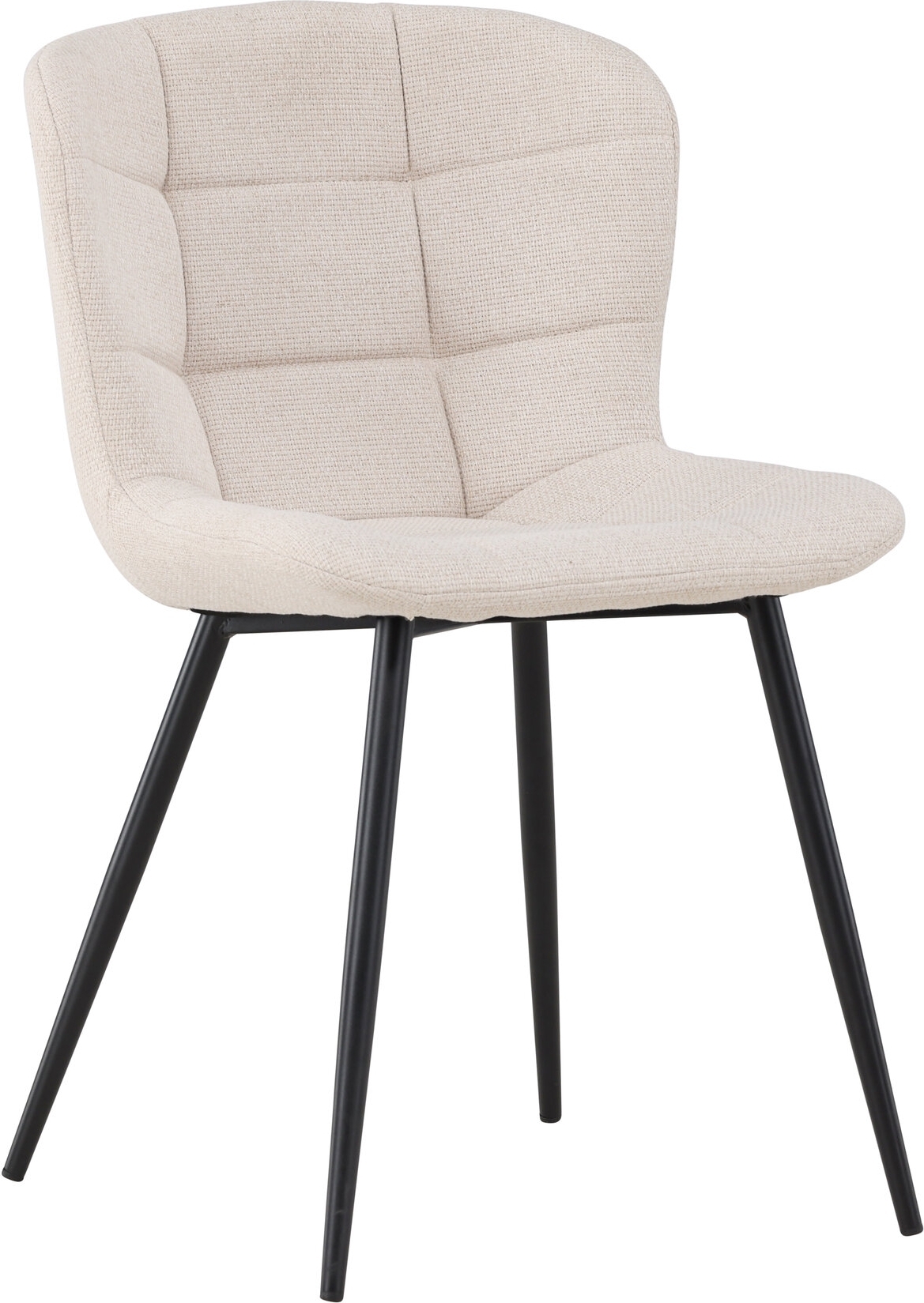 Lily spisestuestol - Beige/Sort Lily spisestuestol - Beige/Sort