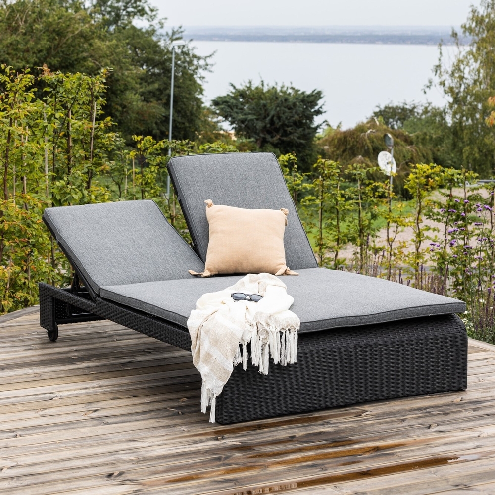 London solseng - Sort/Grå London solseng - Sort/Grå