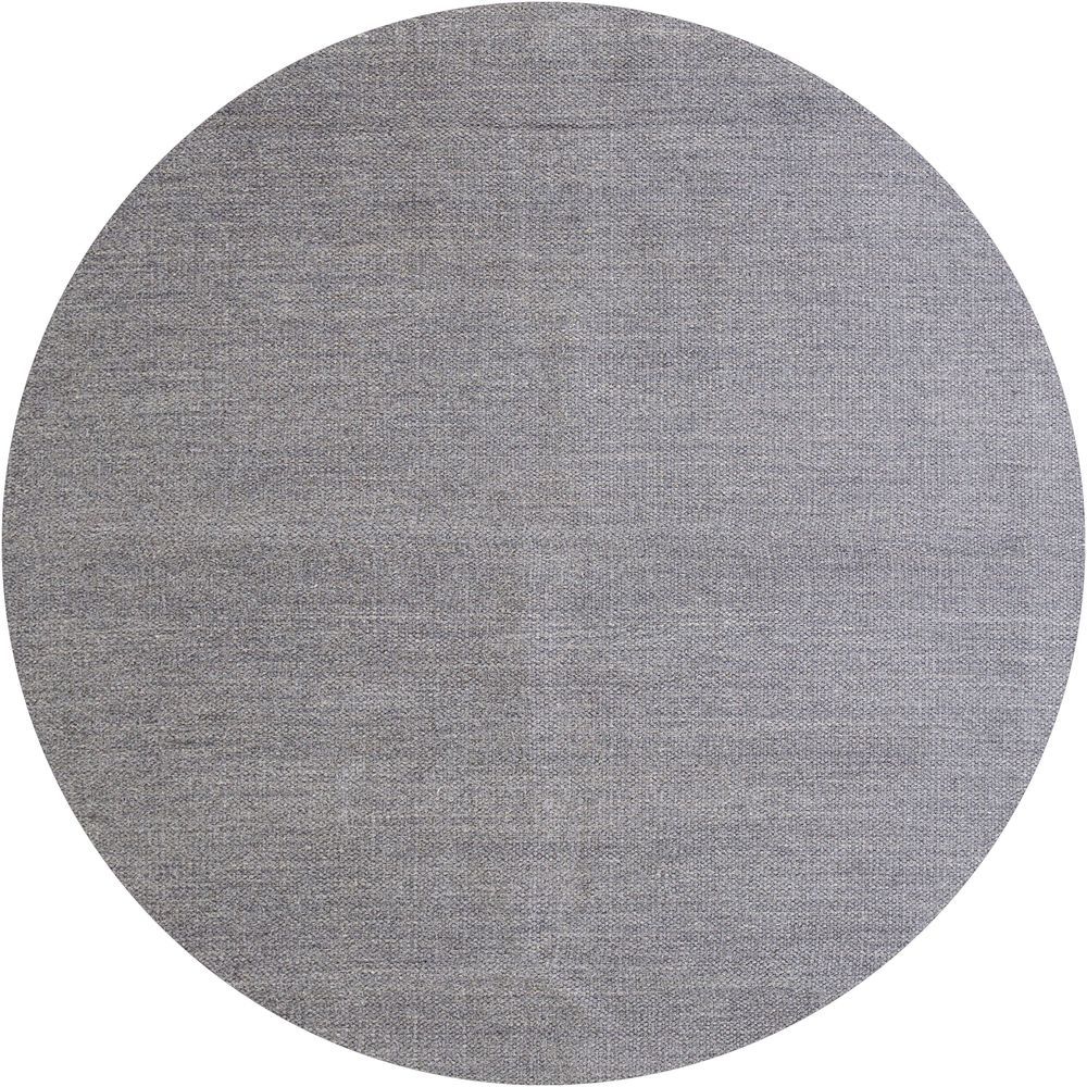 Teppe Ryder ø200 - Lysegrå Ull