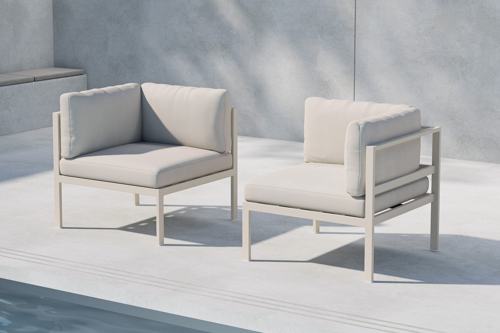 Copacabana hj�rnesofamodul - Beige