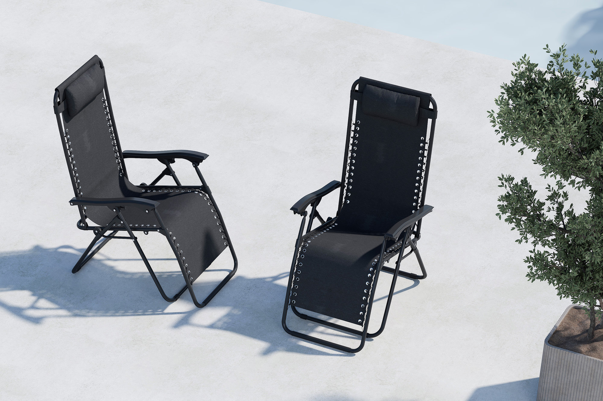 Vulcano solseng - svart