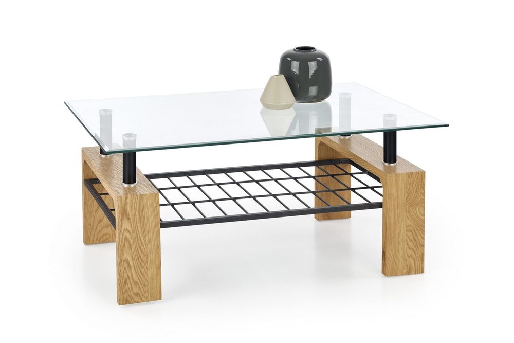 Cassie sofabord - Gull eik/svart Cassie sofabord - Gull eik/svart