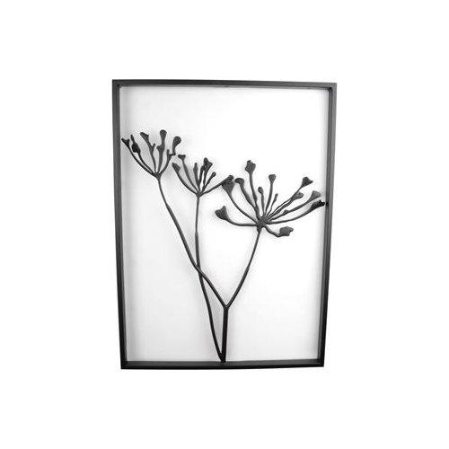 Veggdekorasjon Blomster liten - Svart Veggdekorasjon Blomster liten - Svart