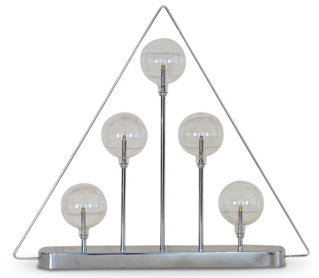 Globe Bordlampe H45 - Krom Globe Bordlampe H45 - Krom