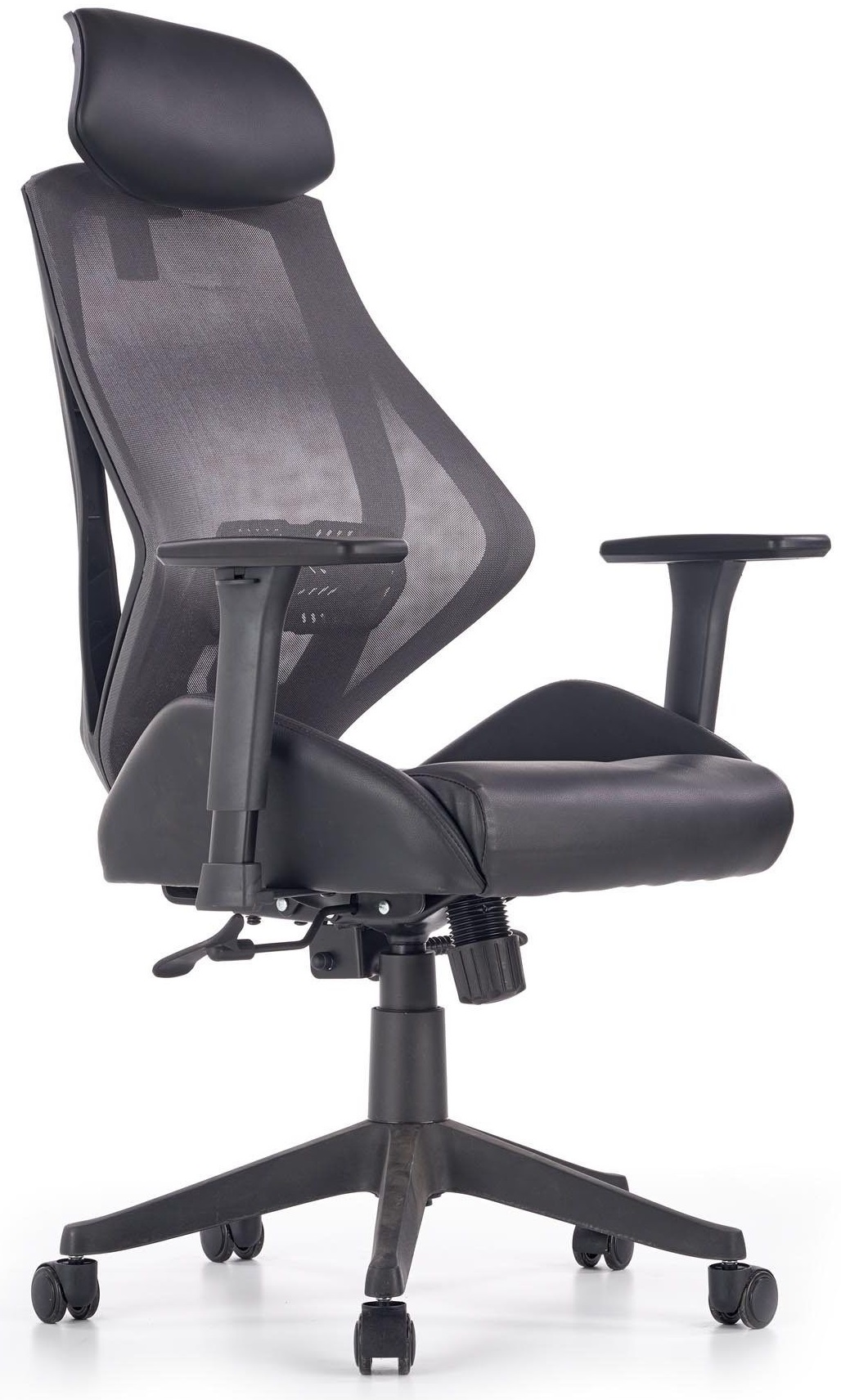 Terry Kontorstol - Svart/grå Terry Kontorstol - Svart/grå