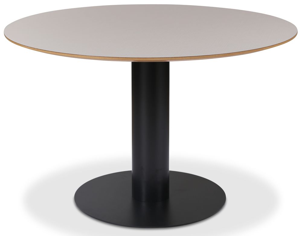 Next 118 rundt spisebord - Svart / Lys virvler Next 118 rundt spisebord - Svart / Lys virvler