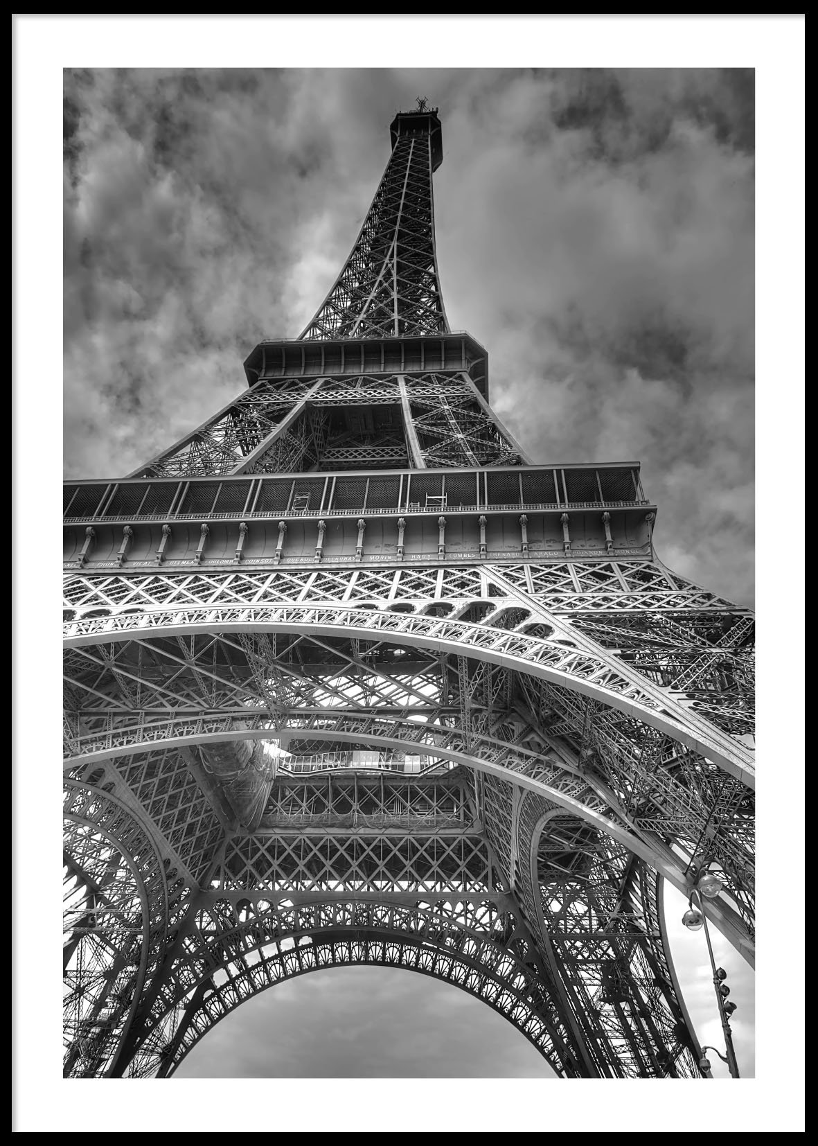EIFFEL TOWER VERTICAL - Plakat 50x70 cm