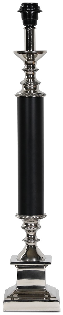 Zero lampefot H64 cm - Svart / Krom