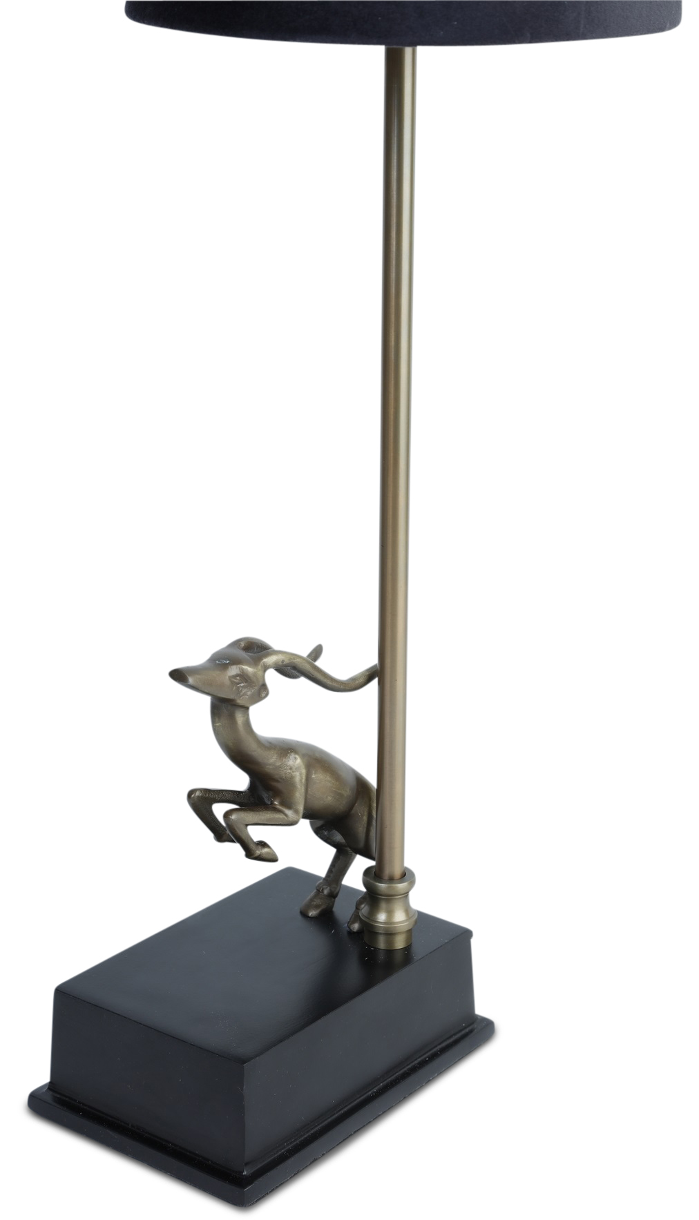 Antilope lampefot H40 cm - Antikk Messing Antilope lampefot H40 cm - Antikk Messing