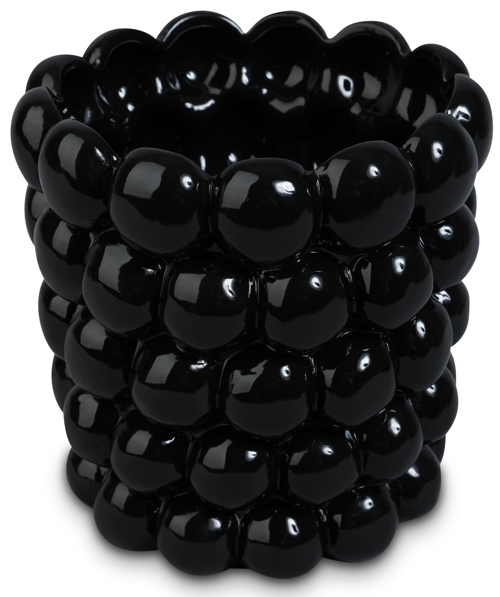 Krukke Big Bouble H18 cm - Svart