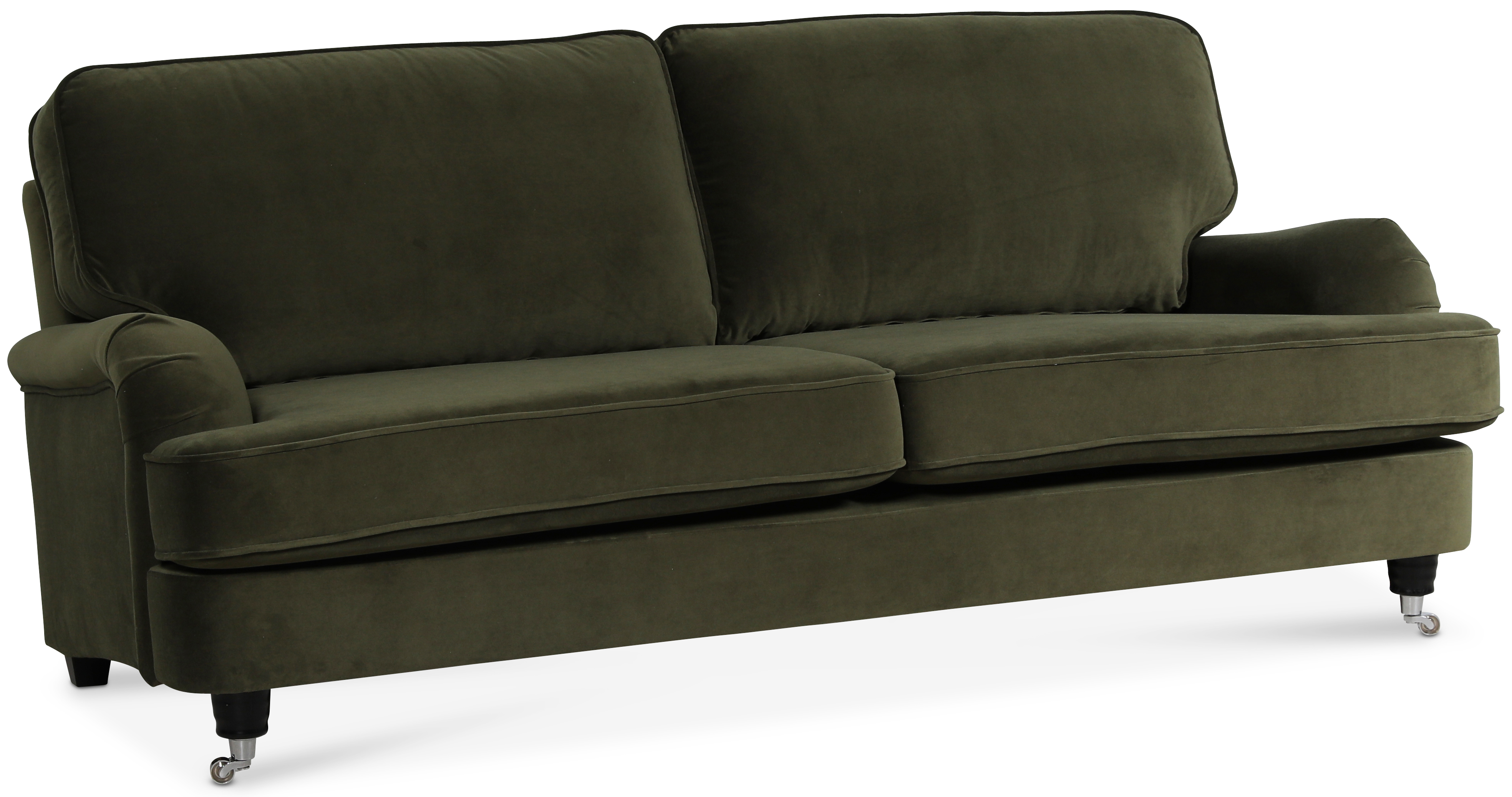 Kvarsebro Howard 3-seter sofa - Mosegr�nn (Fl�yel)