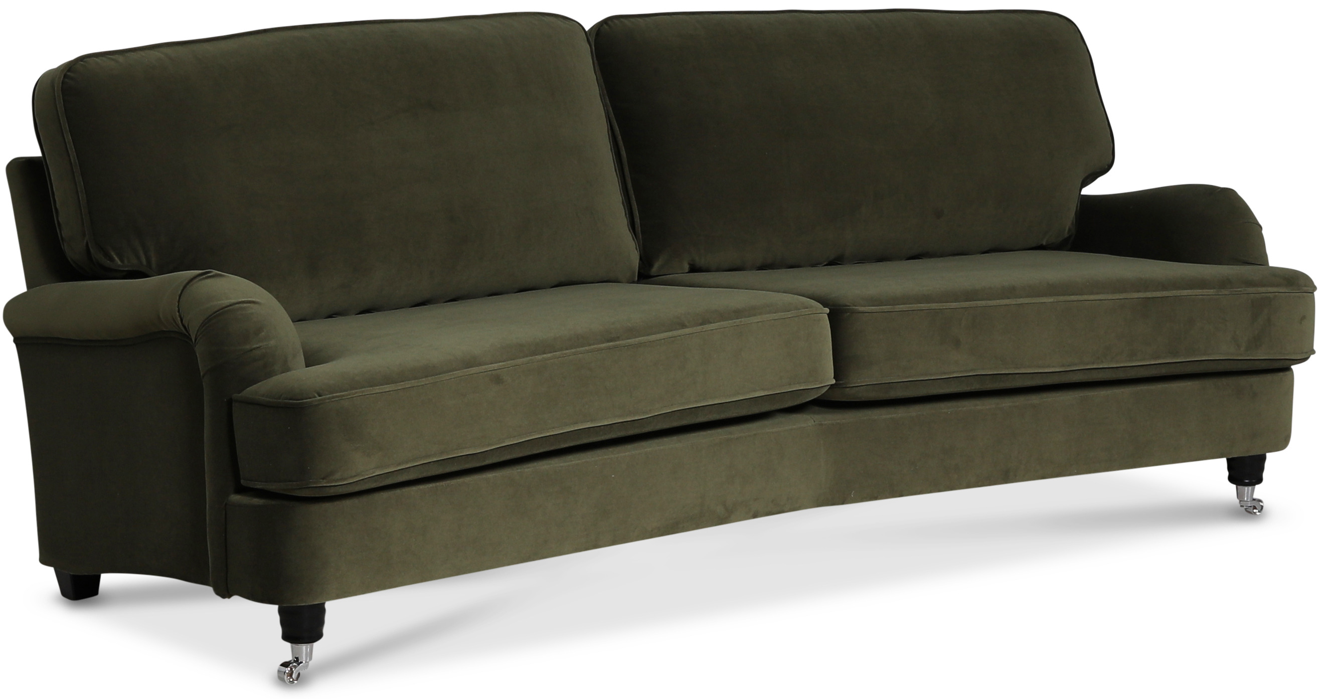 Kvarsebro Howard 3-seter hj�rnesofa - Mosegr�nn (Fl�yel)