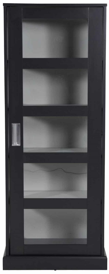 Touch vitrineskap - Svart