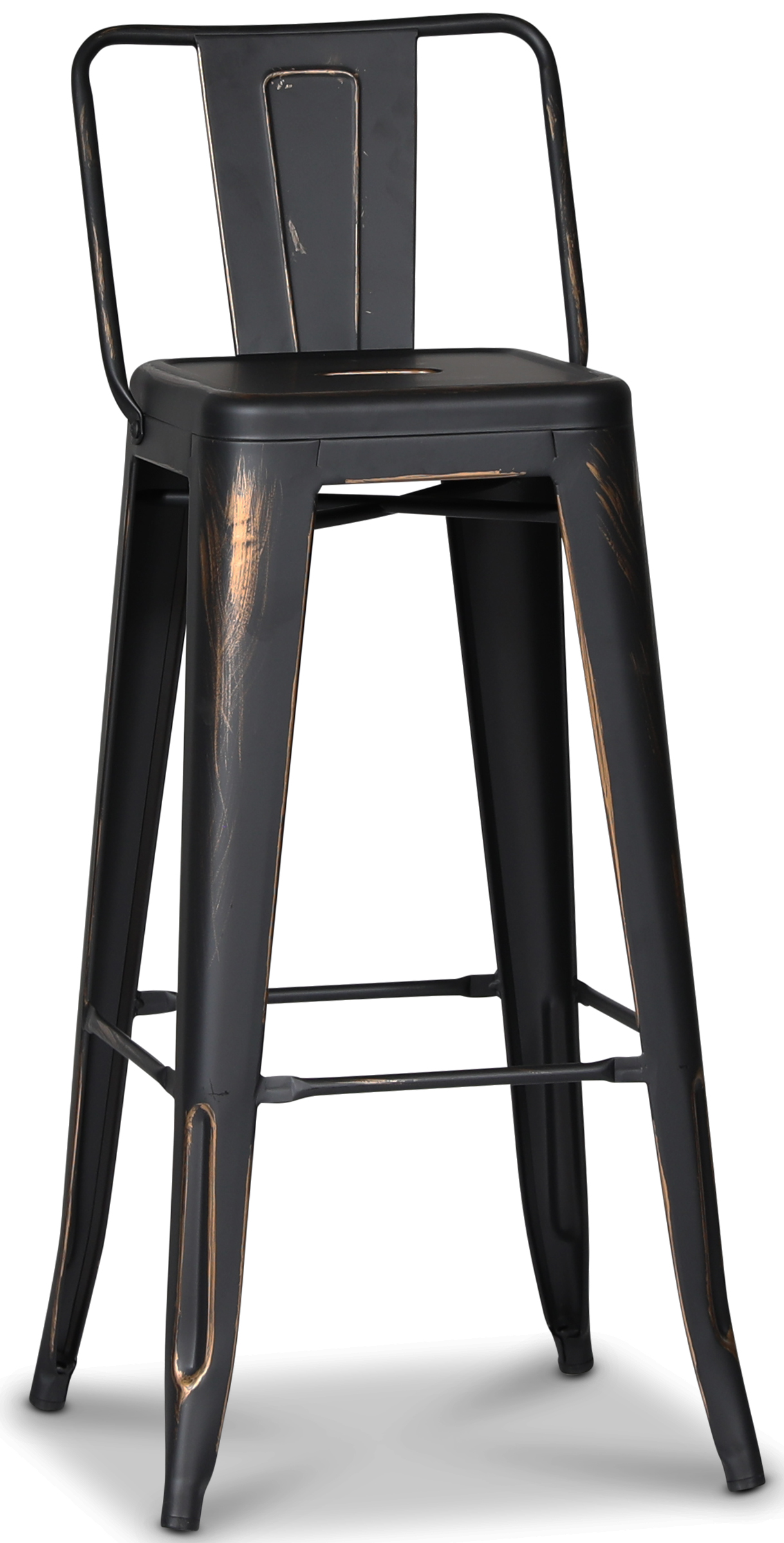 France Barstol i metall - Svart / Gull France Barstol i metall - Svart / Gull